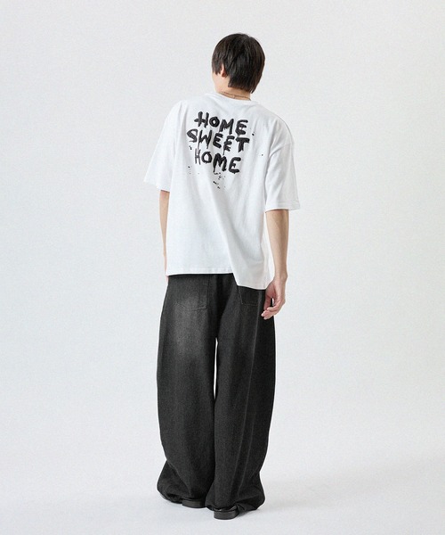 MSG（エムエスジー）の「ペイントロゴプリントTシャツ（Tシャツ/カットソー・メンズ・ホワイト/ブラック・M/L）」の9枚目の写真