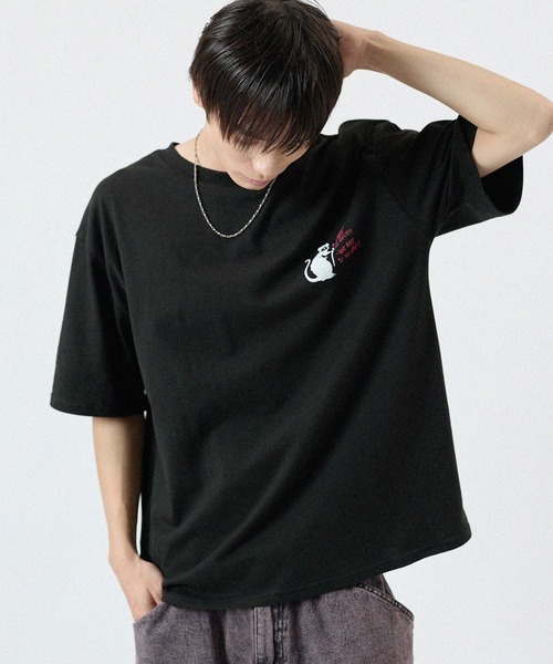 MSG（エムエスジー）の「ペイントロゴプリントTシャツ（Tシャツ/カットソー・メンズ・ホワイト/ブラック・M/L）」の12枚目の写真