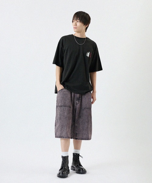 MSG（エムエスジー）の「ペイントロゴプリントTシャツ（Tシャツ/カットソー・メンズ・ホワイト/ブラック・M/L）」の14枚目の写真