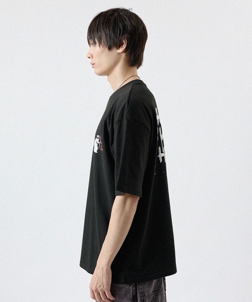 MSG（エムエスジー）の「ペイントロゴプリントTシャツ（Tシャツ/カットソー・メンズ・ホワイト/ブラック・M/L）」の20枚目の写真