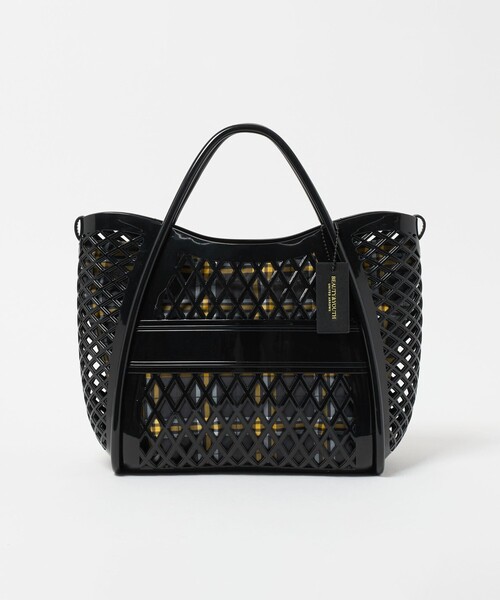 BEAUTY&YOUTH UNITED ARROWS（ビューティーアンドユースユナイテッドアローズ）の「PVC ダイヤモンドカット トートバッグ（トートバッグ・レディース・その他1/ブラック・FREE）」の9枚目の写真