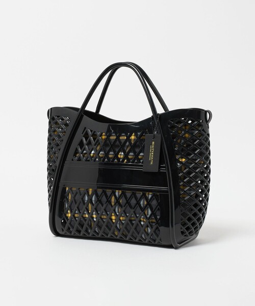 BEAUTY&YOUTH UNITED ARROWS（ビューティーアンドユースユナイテッドアローズ）の「PVC ダイヤモンドカット トートバッグ（トートバッグ・レディース・その他1/ブラック・FREE）」の10枚目の写真