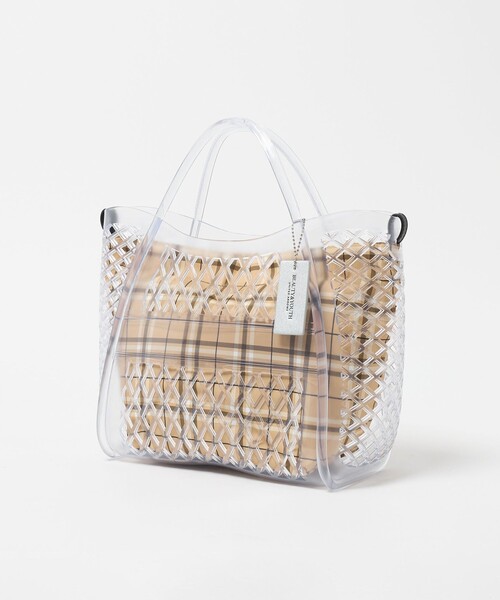 BEAUTY&YOUTH UNITED ARROWS（ビューティーアンドユースユナイテッドアローズ）の「PVC ダイヤモンドカット トートバッグ（トートバッグ・レディース・その他1/ブラック・FREE）」の19枚目の写真