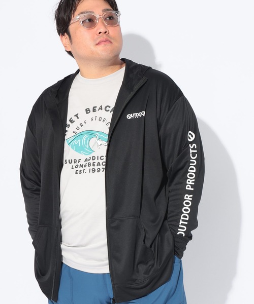 ラッシュガード 長袖 メンズ 大きいサイズ 水陸両用 DRYメッシュ 袖