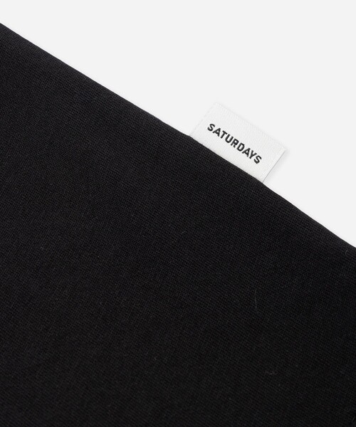 Saturdays NYC(サタデーズ ニューヨークシティ )の「Ripples Relaxed SS Tee(Tシャツ/カットソー・メンズ・ダークブラウン/ミント/ホワイト/ブラック・S/XL/M/L)」の6枚目の写真