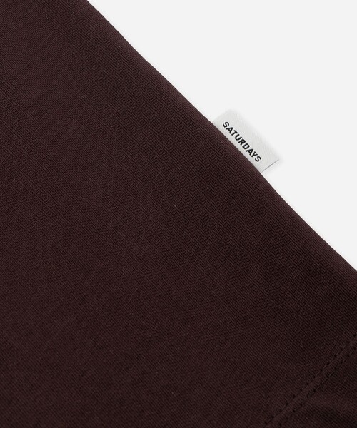 Saturdays NYC(サタデーズ ニューヨークシティ )の「Ripples Relaxed SS Tee(Tシャツ/カットソー・メンズ・ダークブラウン/ミント/ホワイト/ブラック・S/XL/M/L)」の8枚目の写真