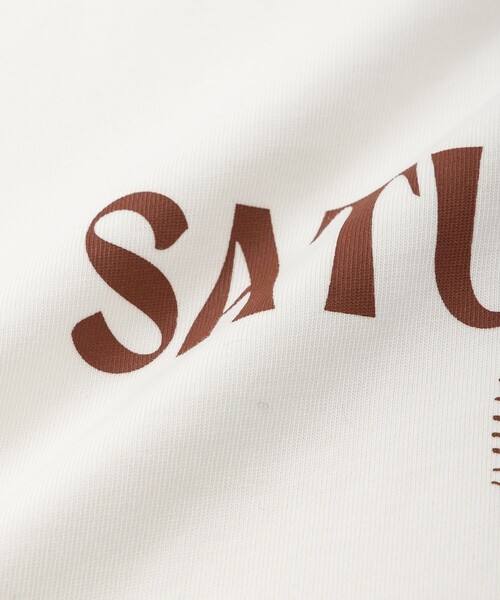 Saturdays NYC(サタデーズ ニューヨークシティ )の「Ripples Relaxed SS Tee(Tシャツ/カットソー・メンズ・ダークブラウン/ミント/ホワイト/ブラック・S/XL/M/L)」の11枚目の写真