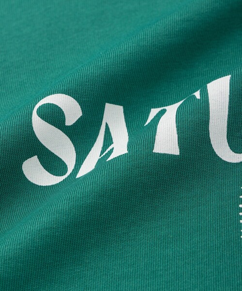 Saturdays NYC(サタデーズ ニューヨークシティ )の「Ripples Relaxed SS Tee(Tシャツ/カットソー・メンズ・ダークブラウン/ミント/ホワイト/ブラック・S/XL/M/L)」の13枚目の写真