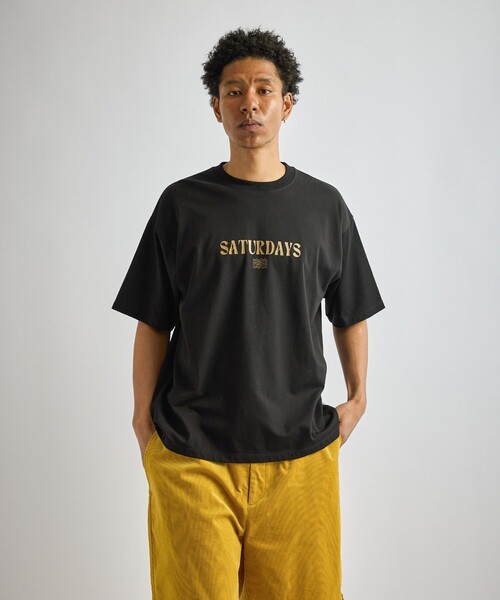Saturdays NYC(サタデーズ ニューヨークシティ )の「Ripples Relaxed SS Tee(Tシャツ/カットソー・メンズ・ダークブラウン/ミント/ホワイト/ブラック・S/XL/M/L)」の14枚目の写真