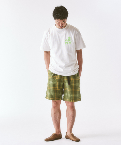 417 EDIFICE(フォーワンセブンエディフィス)の「Gramicci / グラミチ HEMP G-SHORT PLAID(その他パンツ・メンズ・グリーン・LARGE/X-LARGE)」の6枚目の写真