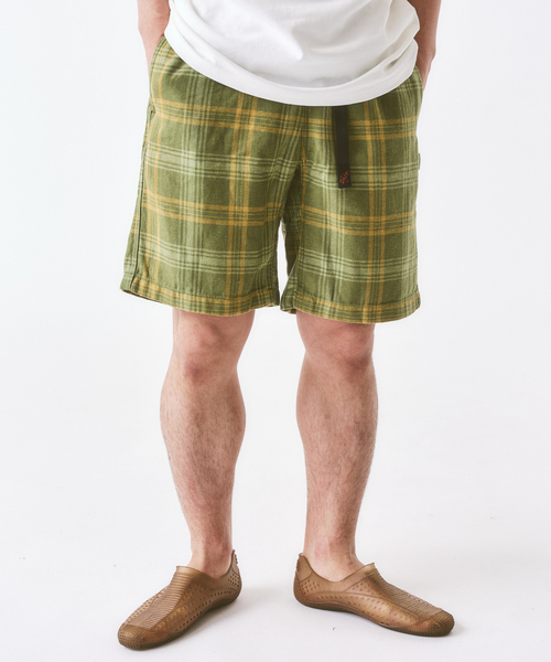 417 EDIFICE(フォーワンセブンエディフィス)の「Gramicci / グラミチ HEMP G-SHORT PLAID(その他パンツ・メンズ・グリーン・LARGE/X-LARGE)」の7枚目の写真