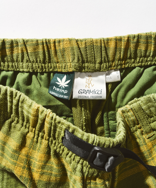 417 EDIFICE(フォーワンセブンエディフィス)の「Gramicci / グラミチ HEMP G-SHORT PLAID(その他パンツ・メンズ・グリーン・LARGE/X-LARGE)」の16枚目の写真
