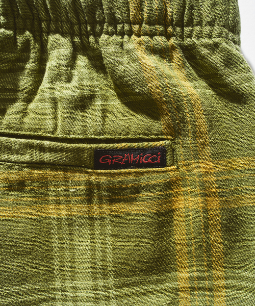 417 EDIFICE(フォーワンセブンエディフィス)の「Gramicci / グラミチ HEMP G-SHORT PLAID(その他パンツ・メンズ・グリーン・LARGE/X-LARGE)」の2枚目の写真