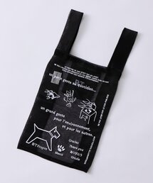 BEARDSLEY | オーガンジーバッグ・犬の散歩《BRIGITTE TANAKA》(トートバッグ)