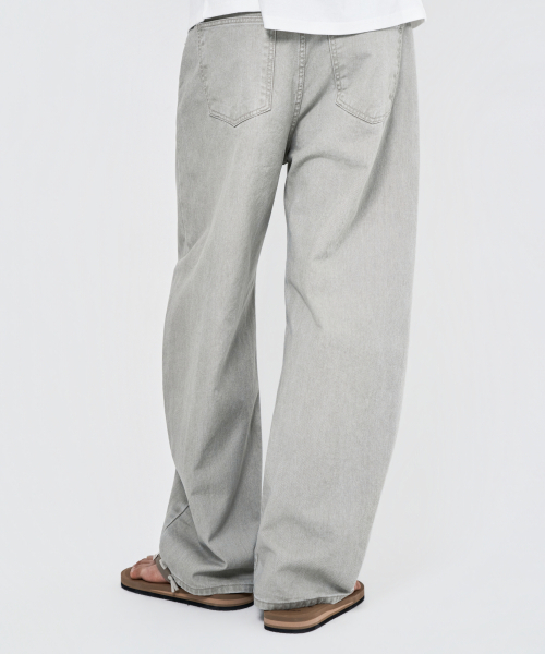WAAR(ワール)の「M292 カチオンワイドパンツ_サンドベージュ(その他パンツ・メンズ・その他・LARGE/SMALL/MEDIUM)」の2枚目の写真