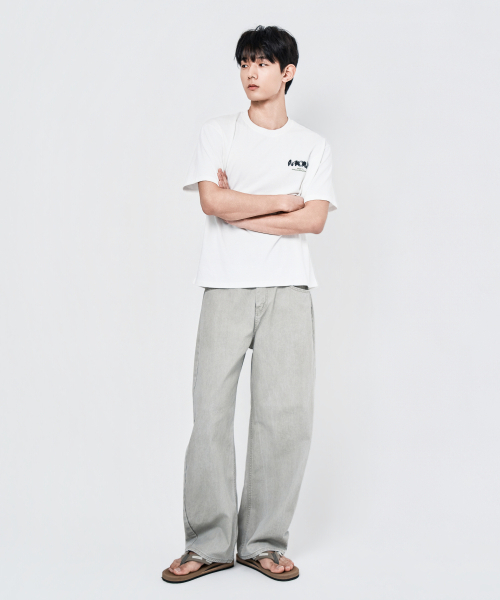 WAAR(ワール)の「M292 カチオンワイドパンツ_サンドベージュ(その他パンツ・メンズ・その他・LARGE/SMALL/MEDIUM)」の3枚目の写真