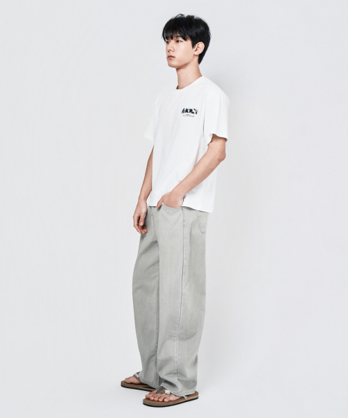 WAAR(ワール)の「M292 カチオンワイドパンツ_サンドベージュ(その他パンツ・メンズ・その他・LARGE/SMALL/MEDIUM)」の4枚目の写真