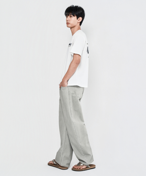 WAAR(ワール)の「M292 カチオンワイドパンツ_サンドベージュ(その他パンツ・メンズ・その他・LARGE/SMALL/MEDIUM)」の5枚目の写真