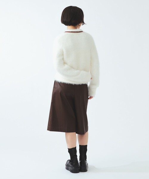 FRED PERRY(フレッドペリー)の「【別注】FRED PERRY / フラッフィー ニット カーディガン(カーディガン/ボレロ・レディース・ピンク系その他/ホワイト系その他/ブラウン系その他・10)」の6枚目の写真
