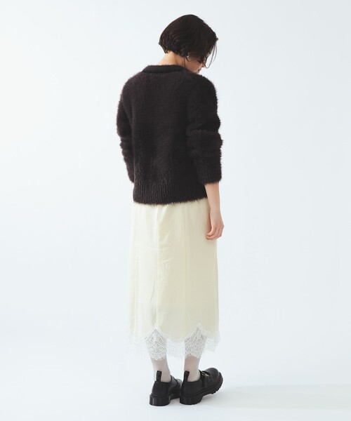 FRED PERRY(フレッドペリー)の「【別注】FRED PERRY / フラッフィー ニット カーディガン(カーディガン/ボレロ・レディース・ピンク系その他/ホワイト系その他/ブラウン系その他・10)」の12枚目の写真