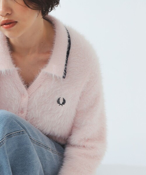 FRED PERRY(フレッドペリー)の「【別注】FRED PERRY / フラッフィー ニット カーディガン(カーディガン/ボレロ・レディース・ピンク系その他/ホワイト系その他/ブラウン系その他・10)」の20枚目の写真