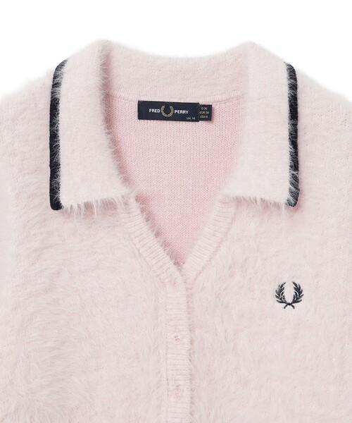 FRED PERRY(フレッドペリー)の「【別注】FRED PERRY / フラッフィー ニット カーディガン(カーディガン/ボレロ・レディース・ピンク系その他/ホワイト系その他/ブラウン系その他・10)」の22枚目の写真