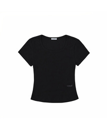 WベーシックスクエアネックTシャツ (3colors)