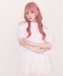 リボンオフショルTOPS