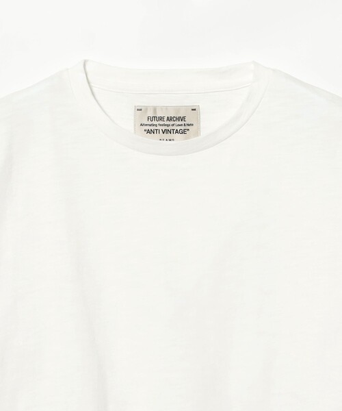 FUTURE ARCHIVE(フューチャーアーカイブ)の「FUTURE ARCHIVE / SLUB LONG SLEEVE TEE(Tシャツ/カットソー・メンズ・ホワイト/ブラック・L/M/XL/S)」の6枚目の写真