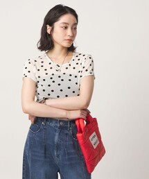 CITEN | <CITEN>シアードットキャップスリーブトップ(Tシャツ/カットソー)