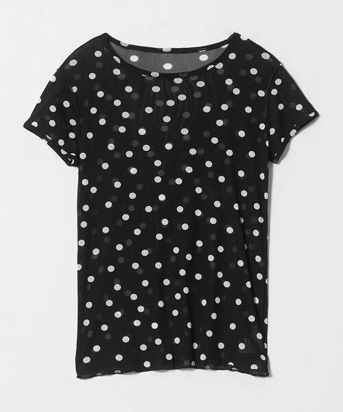 CITEN(シテン)の「<CITEN>シアードットキャップスリーブトップ(Tシャツ/カットソー・レディース・ブラック/ホワイト・フリー)」の11枚目の写真