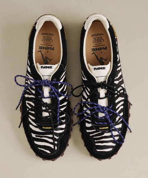 PANE(ペイン)の「<PANE>CREST KICK ZEBRA スニーカー(スニーカー・レディース・その他1・38(24cm)/37(23.5cm)/24.5㎝/40/25.5cm)」の8枚目の写真