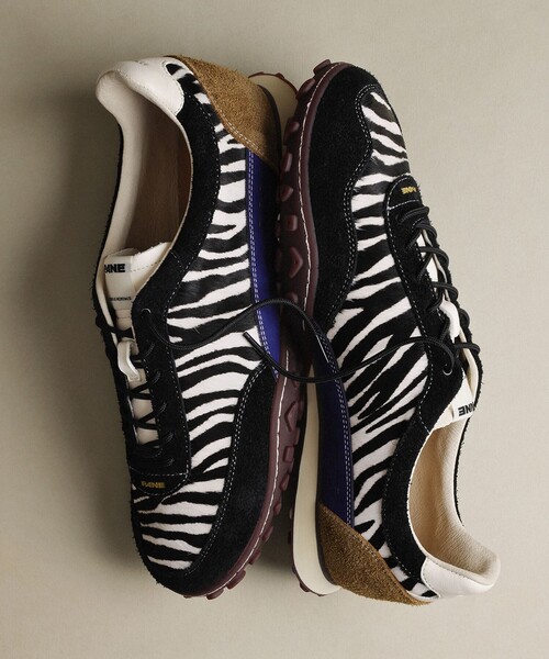 PANE(ペイン)の「<PANE>CREST KICK ZEBRA スニーカー(スニーカー・レディース・その他1・38(24cm)/37(23.5cm)/24.5㎝/40/25.5cm)」の9枚目の写真