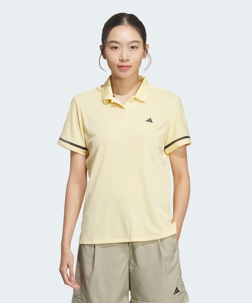 Climalcool полуспинка короткий рукав футболка [adidas Golf]