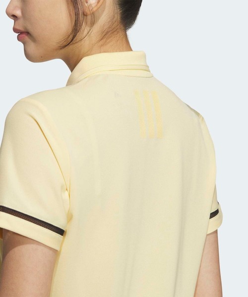 adidas(アディダス)の「クライマクール半袖ポロシャツ【adidas Golf/アディダスゴルフ】(ポロシャツ・レディース・イエロー・LARGE/MEDIUM/SMALL/X-LARGE/X-SMALL)」の3枚目の写真