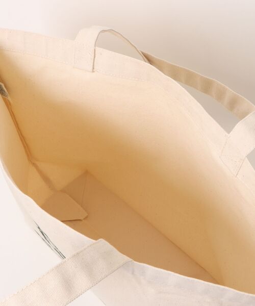 Ol' Basics(オールベーシックス)の「Ol' Basics(オール・ベーシックス) トートバッグ キャンバス イラスト ロゴ プリント 鞄 BAG アメカジ メンズ レディース ユニセックス MLサイズ(トートバッグ・レディース・ベージュ系1/ベージュ系2・FREE)」の6枚目の写真