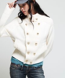 WHO'S WHO gallery | 【26AW LOOK掲載品番】ヘリテージWボタンニット(ニット/セーター)