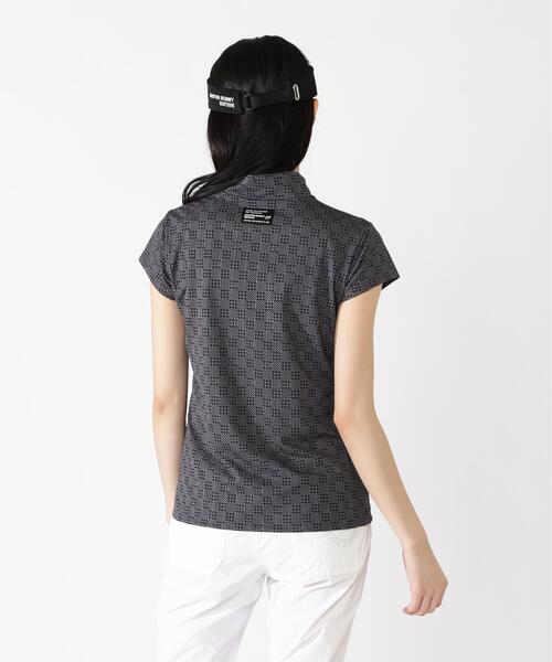 MASTER BUNNY EDITION(マスターバニーエディション)の「【MASTER BUNNY EDITION】SPXサッカープリント半袖ハイネックカットソー(Tシャツ/カットソー・レディース・ブラック・SMALL)」の7枚目の写真