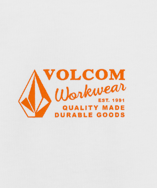VOLCOM(ボルコム)の「ワークウェアエッセンシャルコンフォートフィット半袖Tシャツ(ホワイト)(Tシャツ/カットソー・レディース・その他・LARGE/X-LARGE/SMALL/MEDIUM)」の4枚目の写真