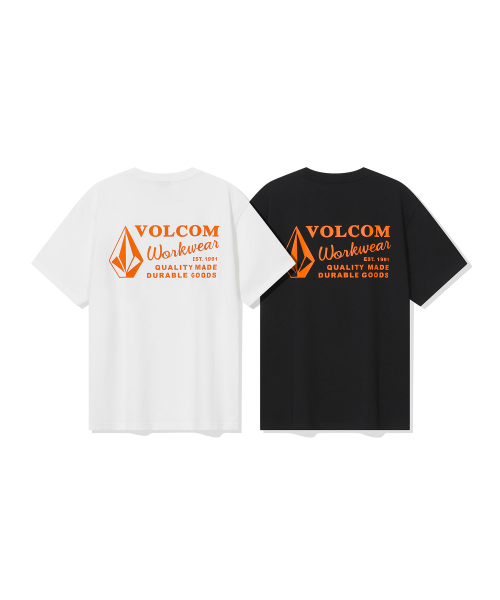 VOLCOM(ボルコム)の「ワークウェアエッセンシャルコンフォートフィット半袖Tシャツ(ホワイト)(Tシャツ/カットソー・レディース・その他・LARGE/X-LARGE/SMALL/MEDIUM)」の5枚目の写真