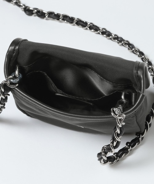 eL(エル)の「【eL】Chain Waist Pouch/1070211(ショルダーバッグ・レディース・ブラック/カーキ・FREE)」の9枚目の写真