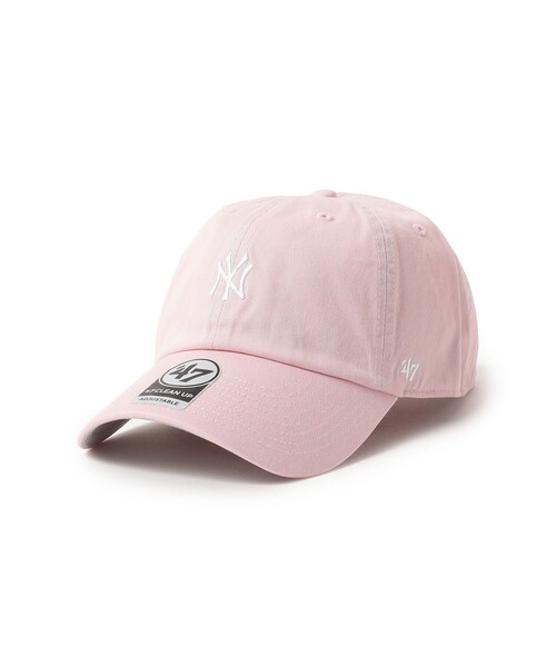 BEAMS HEART(ビームスハート)の「【ユニセックス】'47 CLEAN UP / BASE RUNNER キャップ NY(キャップ・メンズ・ネイビー/ホワイト系その他7/ピンク/ブラウン・ONE SIZE)」の4枚目の写真