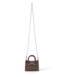 JELLY CHAIN MINI BAG IN BROWN