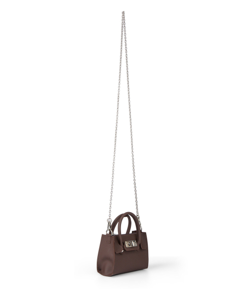 DEINET(ダイニット)の「JELLY CHAIN MINI BAG IN BROWN(ショルダーバッグ・レディース・その他・FREE)」の2枚目の写真