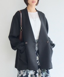 tweed balloon sleeve jacket（ツイードバルーンスリーブジャケット