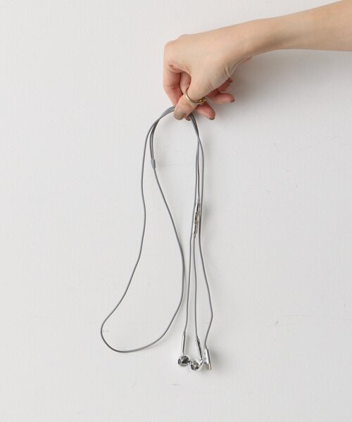 BIRTHDAY BAR(バースデイバー)の「【MAUER BERLIN】STRING EARPHONES 有線イヤホン(ヘッドフォン/イヤホン・レディース・ホワイト/ブラック/ピンク/シルバー/ブルー/ミント・0)」の13枚目の写真