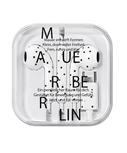 BIRTHDAY BAR(バースデイバー)の「【MAUER BERLIN】STRING EARPHONES 有線イヤホン(ヘッドフォン/イヤホン・レディース・ホワイト/ブラック/ピンク/シルバー/ブルー/ミント・0)」の1枚目の写真