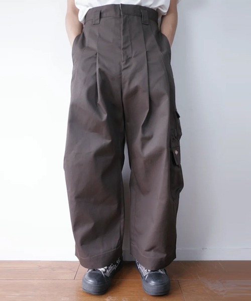 SHINYAKOZUKA(シンヤコヅカ)の「【SHINYAKOZUKA】lost and found pockets baggy with Dickies(ISSUE#9)(カーゴパンツ・メンズ・ブラウン/ブラック/カーキ・SMALL/LARGE/MEDIUM)」の11枚目の写真