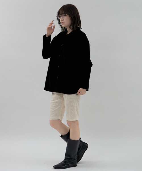 leimn（レイムン）の「レースバイカーパンツ（その他パンツ・レディース・ブラック/アイボリー・FREE）」の13枚目の写真