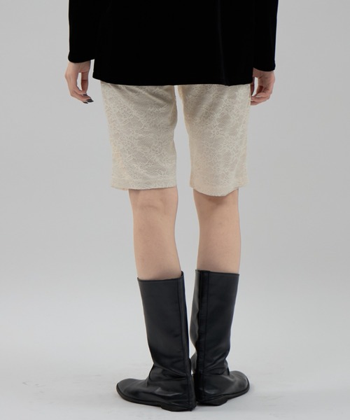 leimn（レイムン）の「レースバイカーパンツ（その他パンツ・レディース・ブラック/アイボリー・FREE）」の11枚目の写真